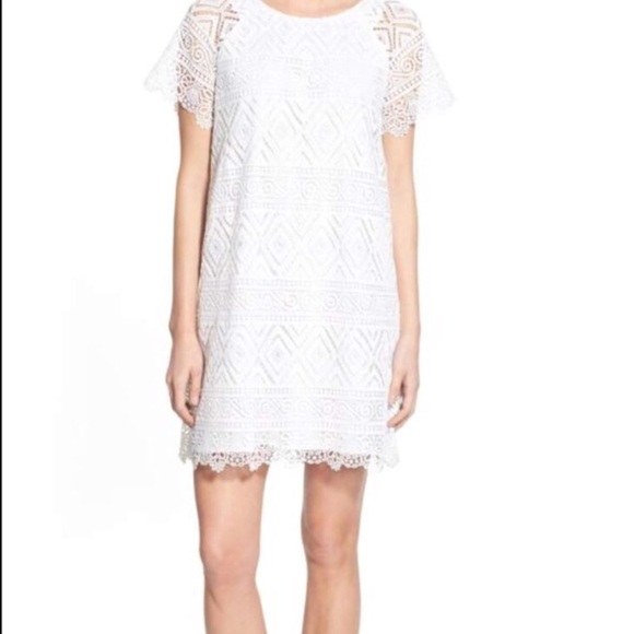 Madewell Dresses & Skirts - ‼️SOLD‼️ Madewell White Eyelet Lace Dress